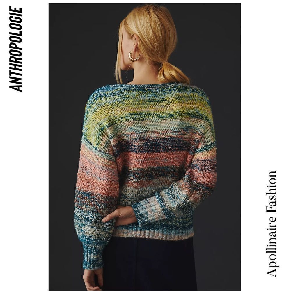 ANTHROPOLOGIE EMBELLISHED SWEATER NEW - Picture 3 of 8